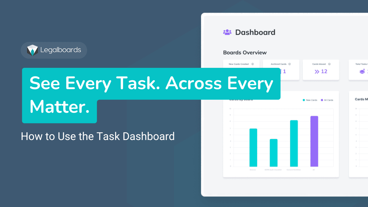 How to Use the Task Dashboard in Legalboards